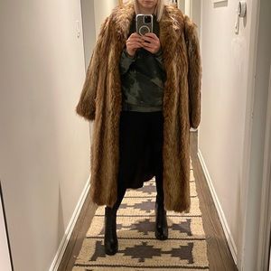 Vintage Raccoon Fur Jacket